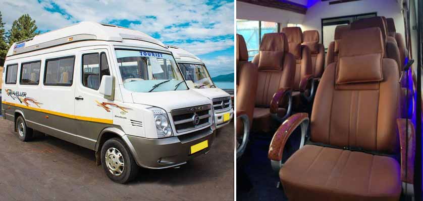 A Tempo traveller service provider in Jaipur, Rajasthan