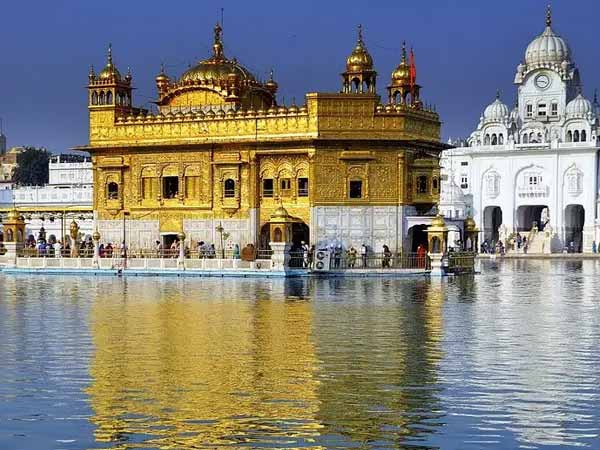 Golden Temple with Taj Mahal and Punjab Village